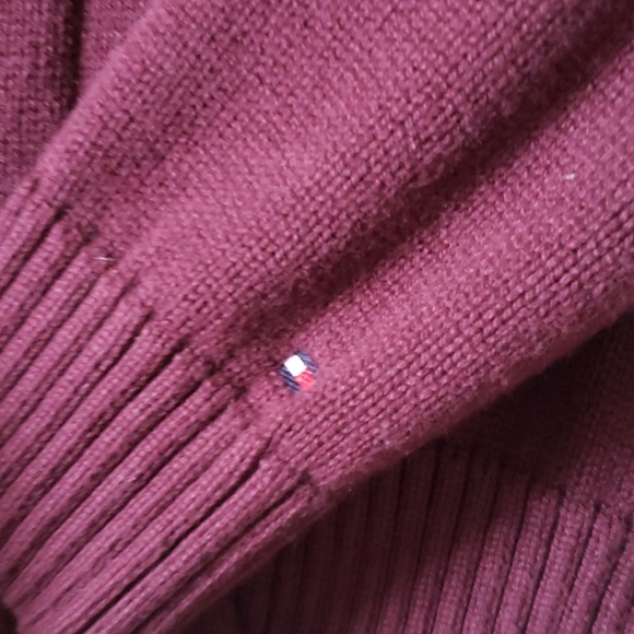 Tommy hilfiger sweater women M wine - Picture 4 of 6